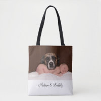 Sac fourre-tout double face avec photo personnalis