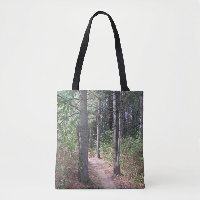 Sac fourre-tout double face Forêt Arbres (Devant)
