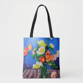 Sac fourre-tout double-face Poppies islandaises