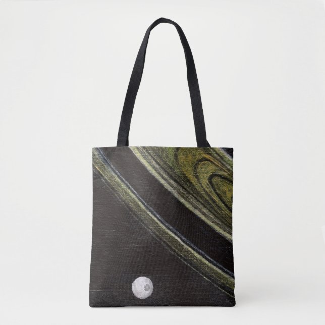 Sac fourre-tout double face Saturn et Tethys (Devant)