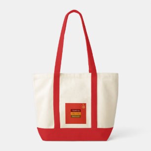 Sac fourre-tout (doublure rouge)