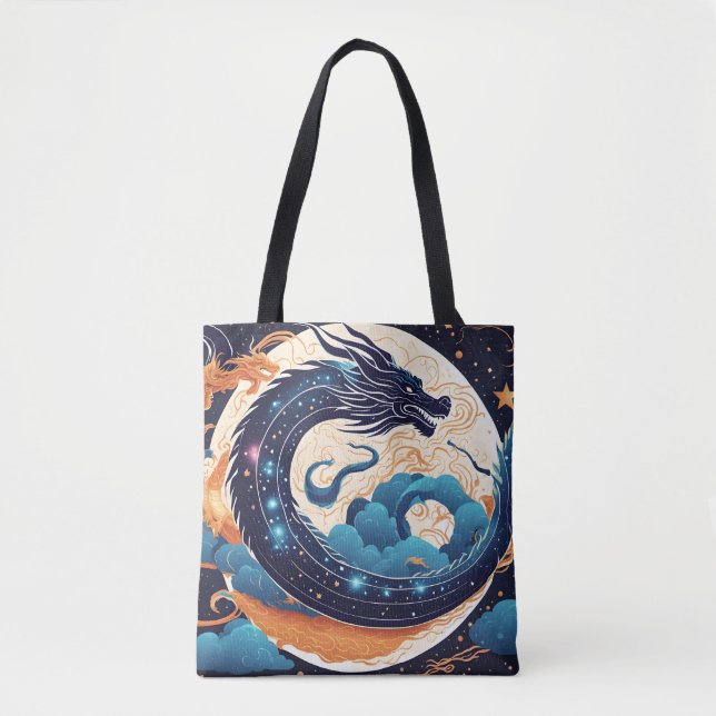 sac fourre-tout dragon lunaire (Devant)