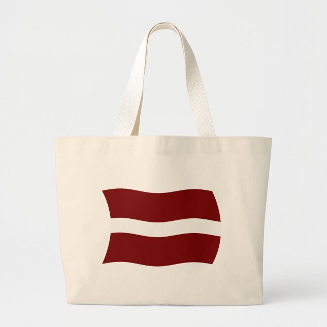 Sac fourre-tout drapeau letton (Devant)