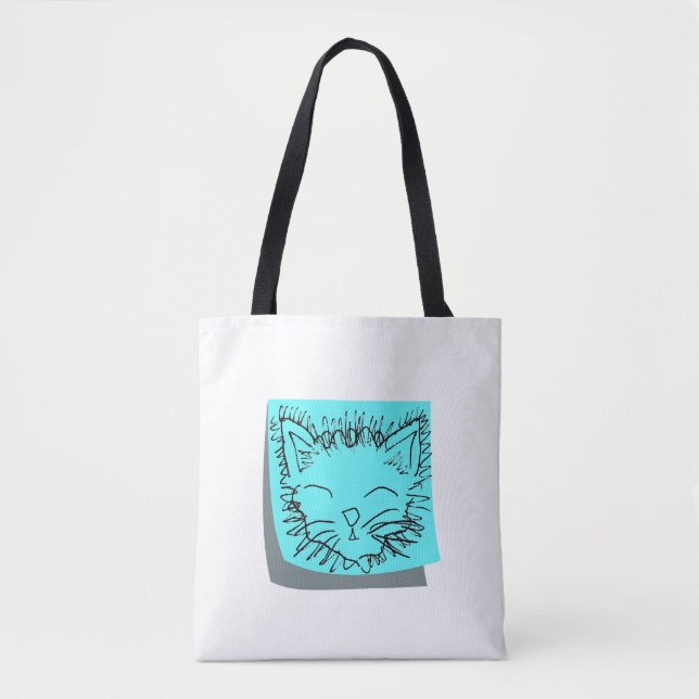Sac fourre-tout drôle à chat (Devant)