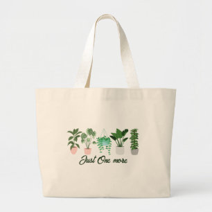 Sac fourre-tout drôle avec une plante de plus