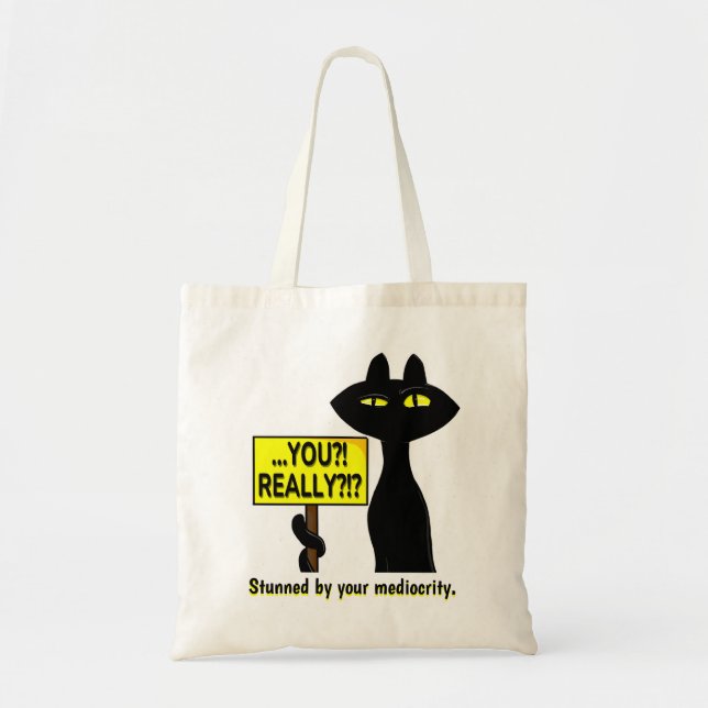 Sac fourre-tout drôle Bad Boogie - Vous?! Vraiment (Devant)