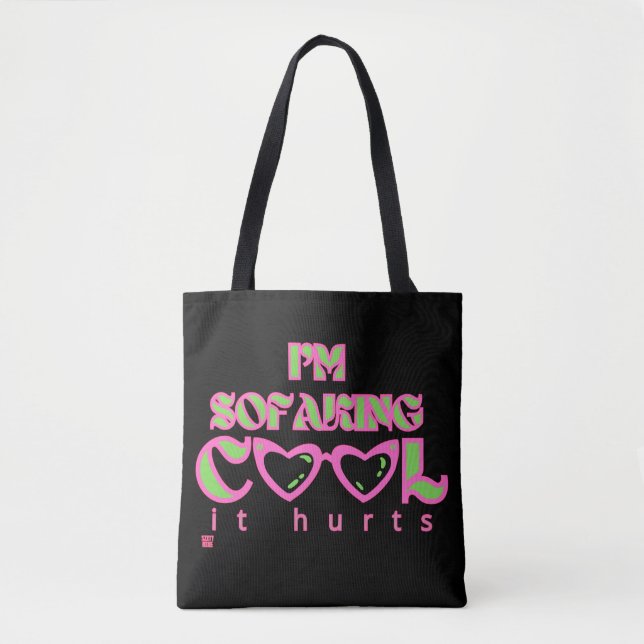 sac fourre-tout drôle "COOL DE SOFAKING 2" (Devant)