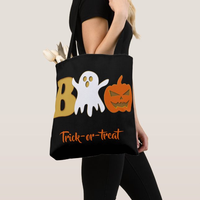 Sac fourre-tout drôle de Boo pour les achats d'Hal (De près)