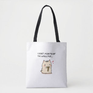 Sac fourre-tout drôle de chat mignon – Sac Kawaii