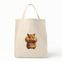 Sac fourre-tout drôle de hamster dodu