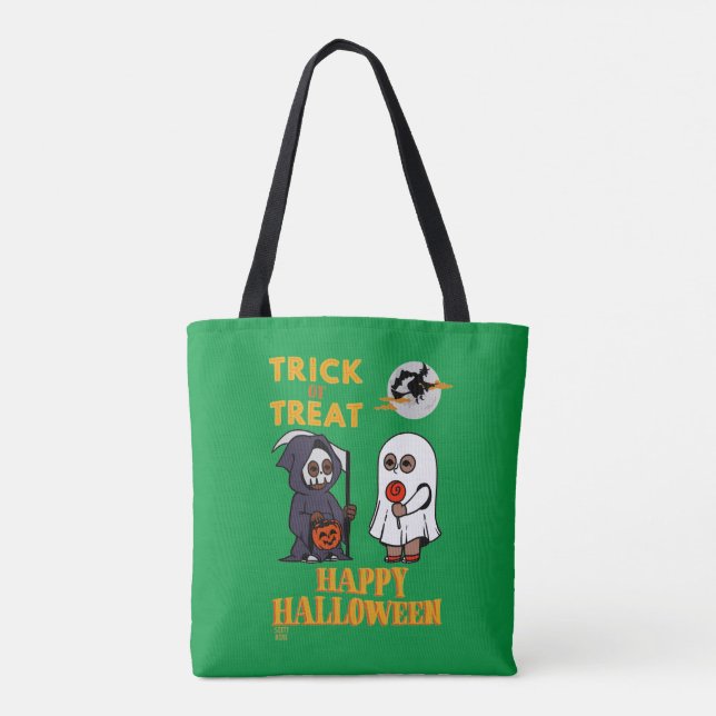 sac fourre-tout drôle "HALLOWEEN 1" (Dos)