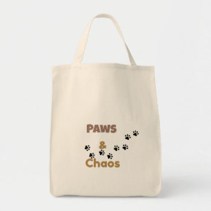 Sac fourre-tout drôle pour amateur d'animaux Paws
