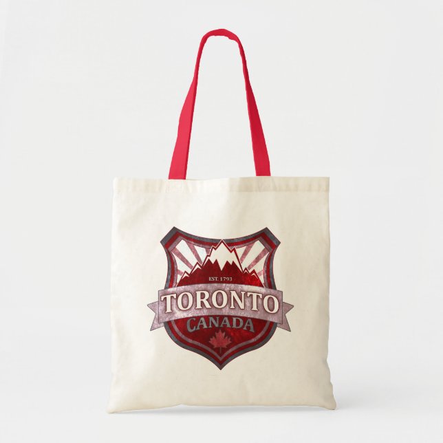 Sac fourre-tout du bouclier rouge de Toronto Canad (Devant)