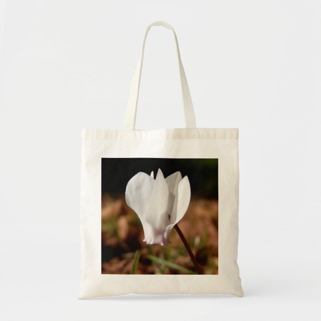 Sac fourre-tout du budget cyclamen blanc (Devant)