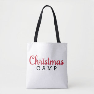 Sac fourre-tout du camp de Noël Sacs de Noël