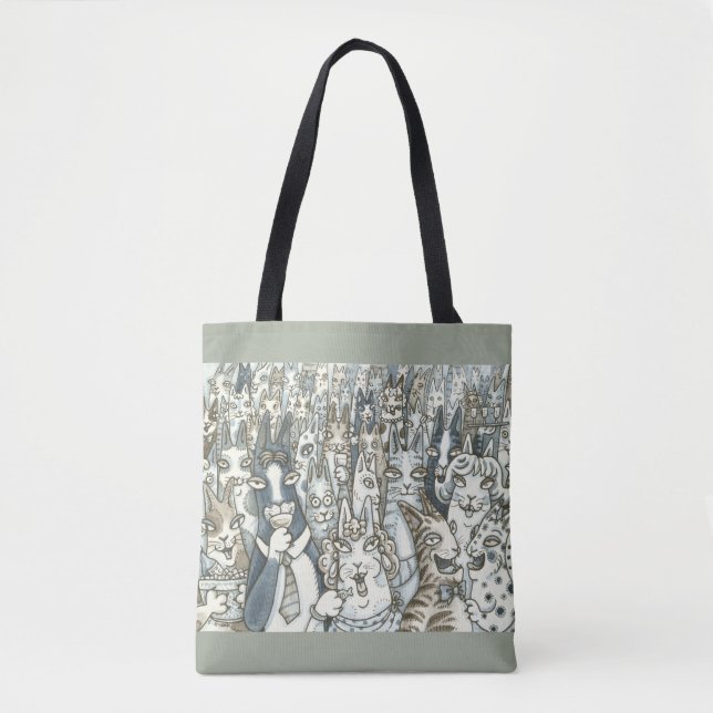 Sac fourre-tout du CHAT PARTY Hiss N'Fitz (Devant)