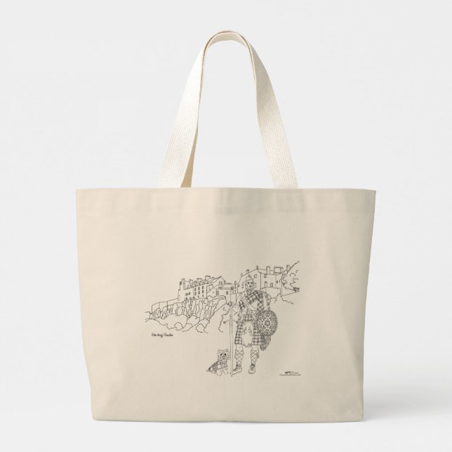 Sac fourre-tout du château de Stirling en Écosse (Dos)