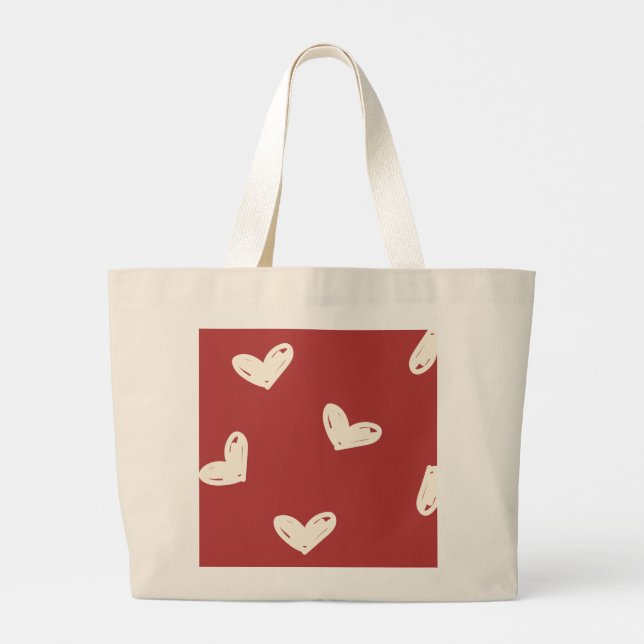 Sac fourre-tout du coeur de Doodle (Dos)