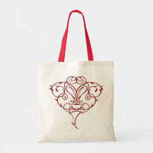 Sac fourre-tout du coeur floral