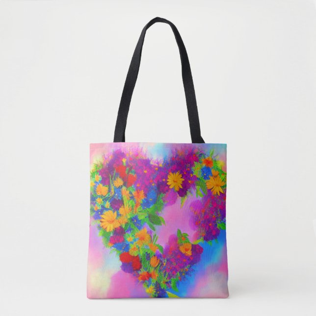 Sac fourre-tout du coeur floral (Devant)