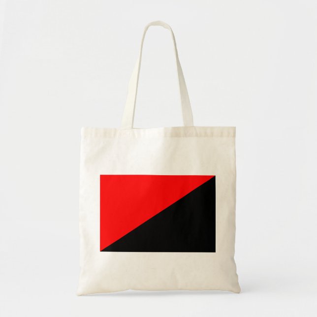 Sac fourre-tout du drapeau anarchiste (anarchisme) (Devant)