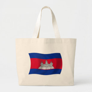 Sac fourre-tout du drapeau cambodgien
