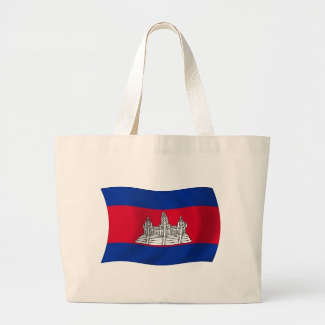 Sac fourre-tout du drapeau cambodgien (Devant)