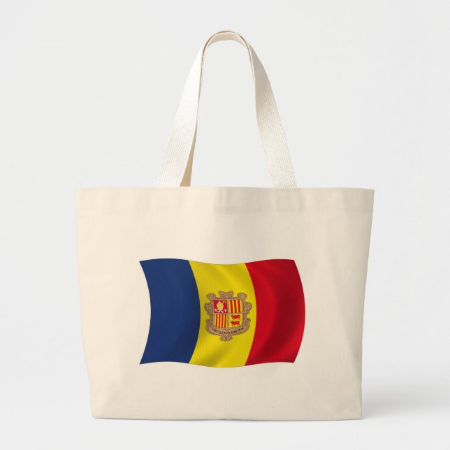 Sac fourre-tout du drapeau d'Andorre (Devant)