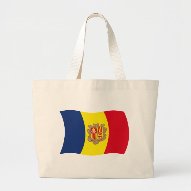Sac fourre-tout du drapeau d'Andorre (Devant)