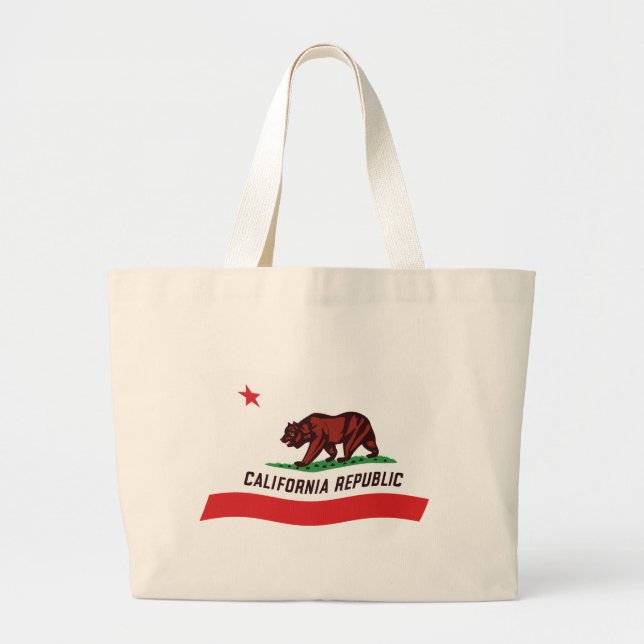 Sac fourre-tout du drapeau de Californie (Devant)
