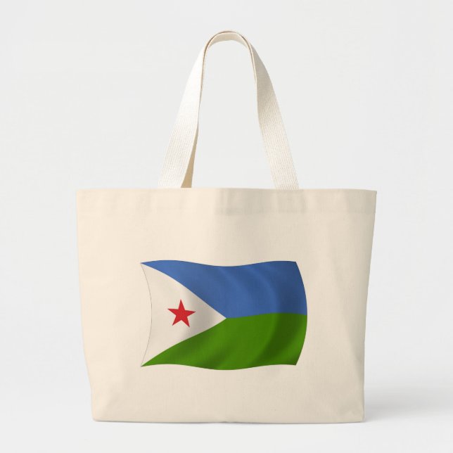 Sac fourre-tout du drapeau de Djibouti (Devant)