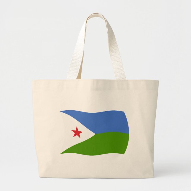 Sac fourre-tout du drapeau de Djibouti (Devant)