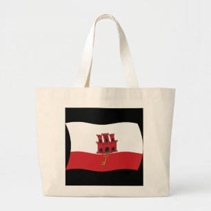 Sac fourre-tout du drapeau de Gibraltar