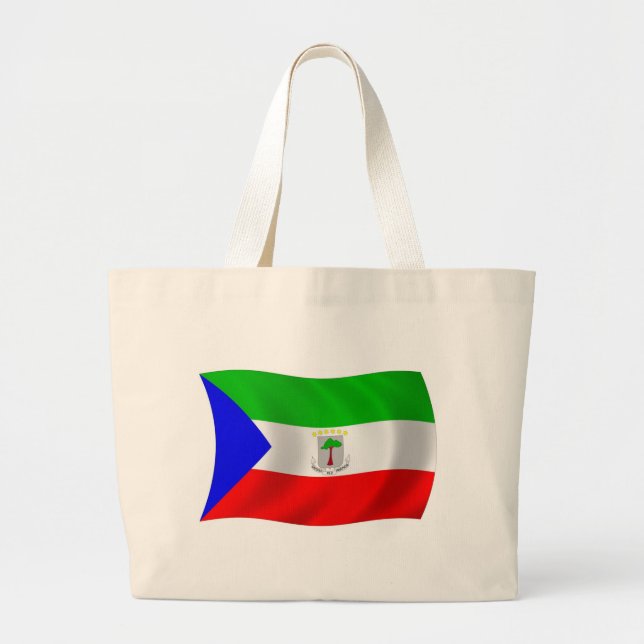 Sac fourre-tout du drapeau de la Guinée équatorial (Devant)