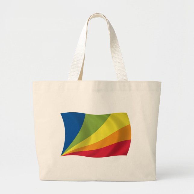Sac fourre-tout du drapeau de la langue Lingua Fra (Devant)
