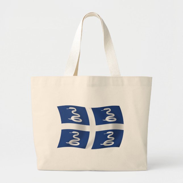 Sac fourre-tout du drapeau de la Martinique (Devant)