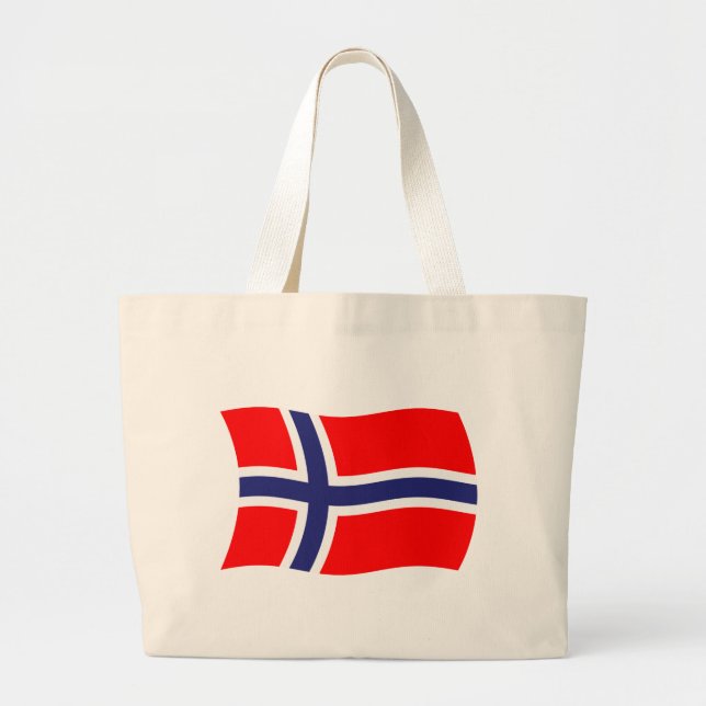 Sac fourre-tout du drapeau de la Norvège (Devant)