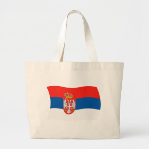 Sac fourre-tout du drapeau de la Serbie