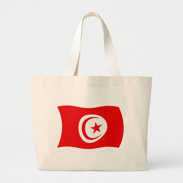 Sac fourre-tout du drapeau de la Tunisie (Devant)