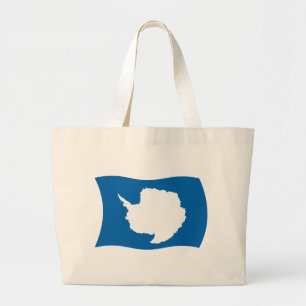 Sac fourre-tout du drapeau de l'Antarctique