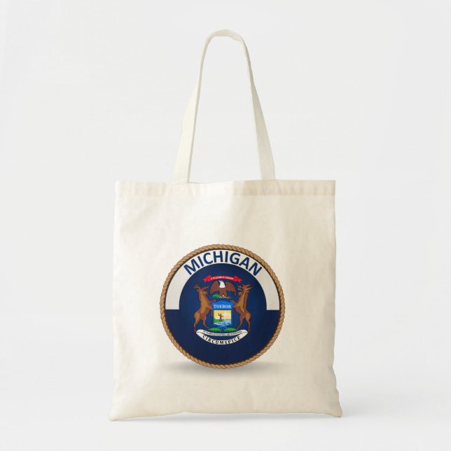 Sac fourre-tout du drapeau de l'État du Michigan (Devant)