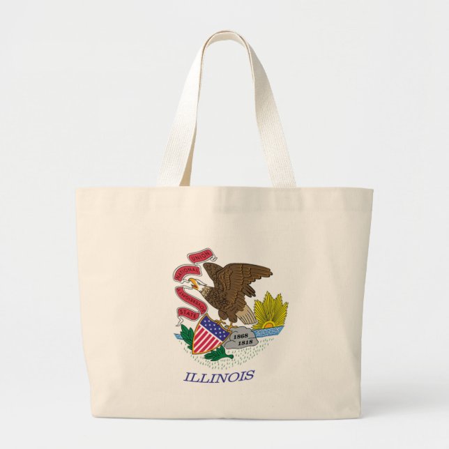 Sac fourre-tout du drapeau de l'Illinois (Devant)