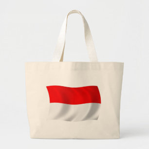 Sac fourre-tout du drapeau de l'Indonésie