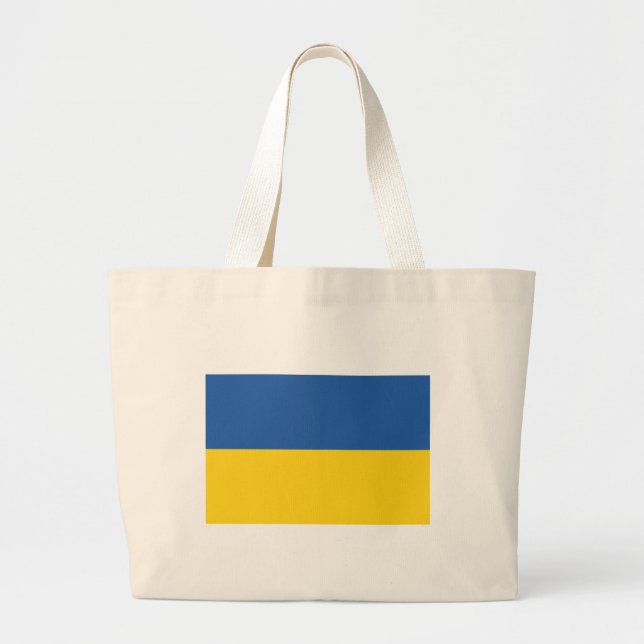 Sac fourre-tout du drapeau de l'Ukraine (Devant)