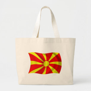 Sac fourre-tout du drapeau de Macédoine