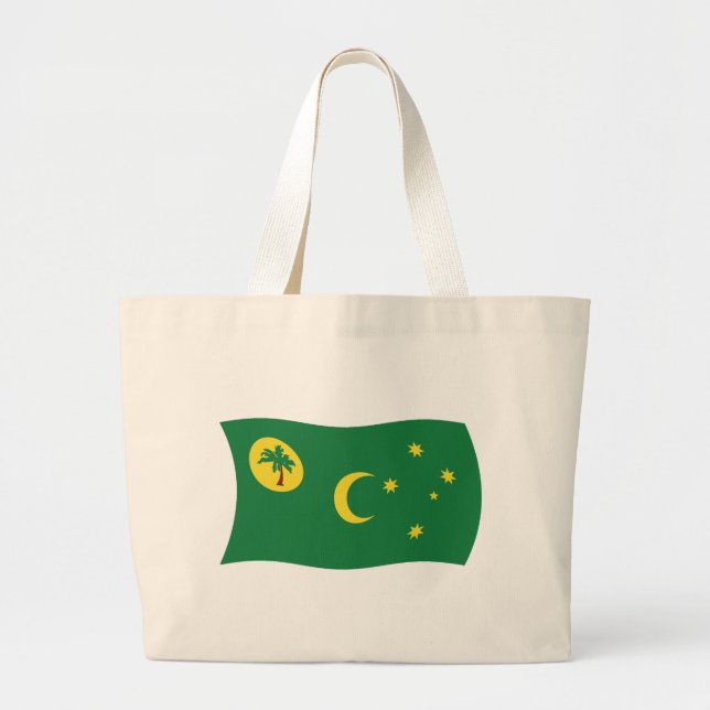 Sac fourre-tout du drapeau des îles Cocos (Devant)