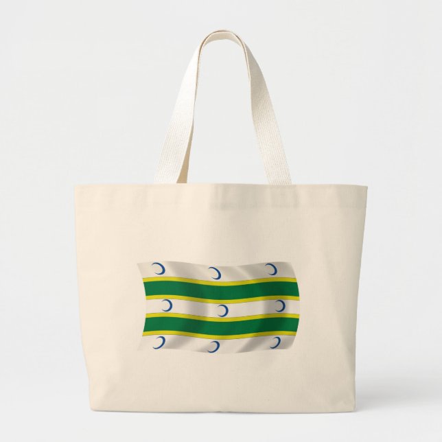 Sac fourre-tout du drapeau des Turkmènes (Devant)