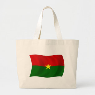 Sac fourre-tout du drapeau du Burkina Faso