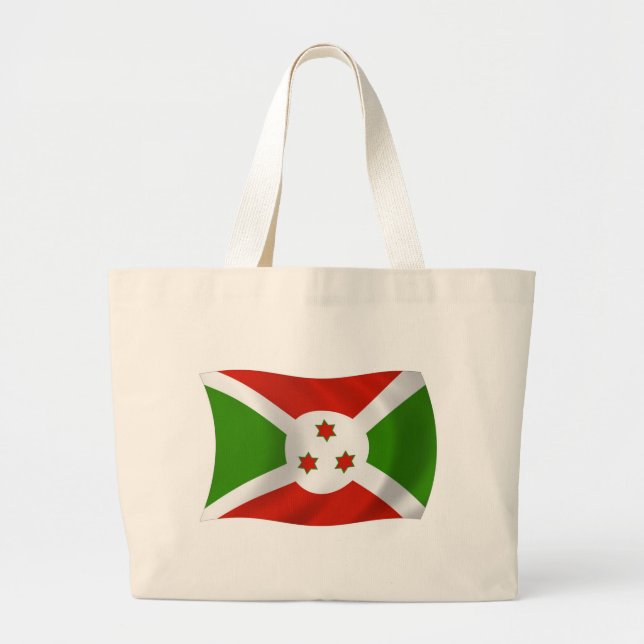 Sac fourre-tout du drapeau du Burundi (Devant)