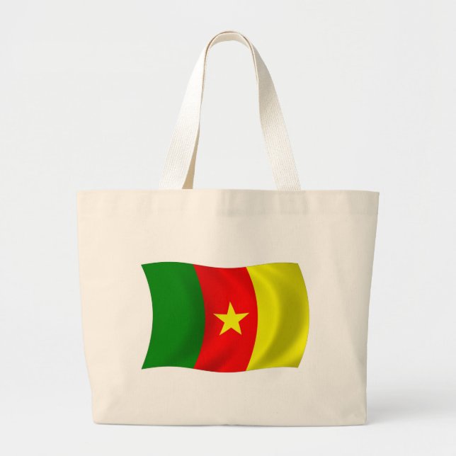Sac fourre-tout du drapeau du Cameroun (Devant)